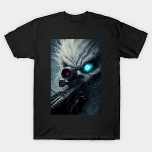 Yeti Aiming Down a Sniper Scope T-Shirt